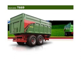 przyczepa skorupowa PRONAR T669 (14 TON)