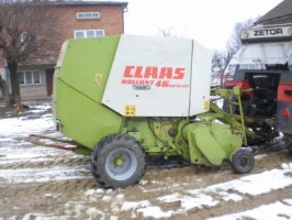  Prasa rolująca CLAAS ROLANT 46 roto-cut,podbieracz 190cm,noże tnące,rotor,owijanie na dwa sznurki,centraln