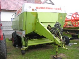 Prasa Claas Quadrant 1200, duża kostka, rok produkcji 1993, odmuchiwanie aparatów sprzedam.